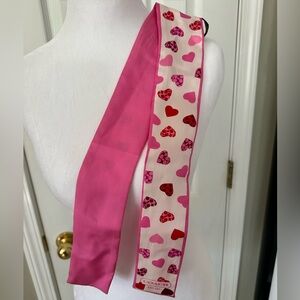 Coach skinny scarf, handbag scarf